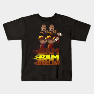 Bam Bam Bigelow Fire Kids T-Shirt